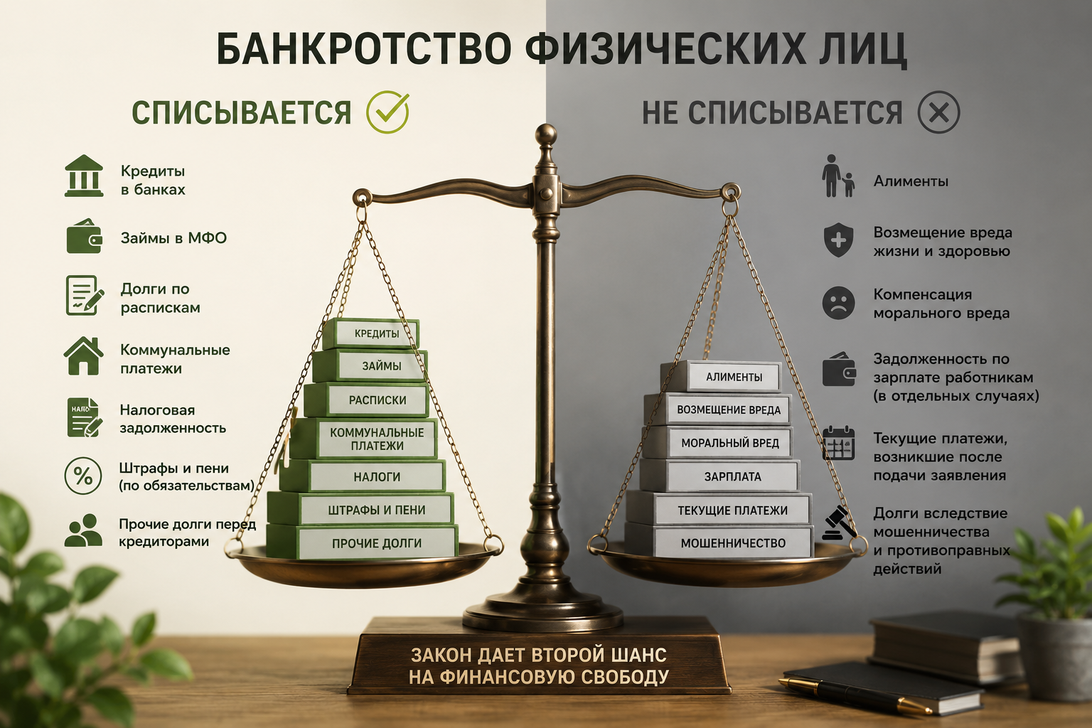 Последствия банкротства физических лиц
